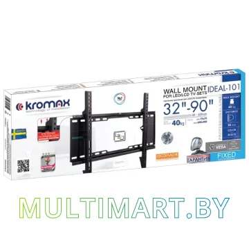 Кронштейн Kromax IDEAL-101 (черный) картинка 2